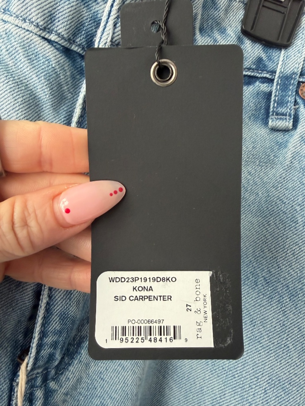 NWT Rag & Bone Kona Sid Carpenter Jeans - Picture 6 of 7